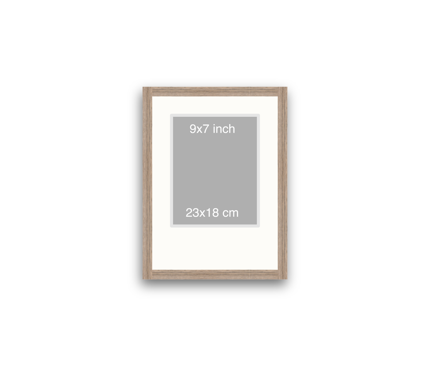 LOFT | 20mm Warm Walnut Frame - 30x40cm - Portrait