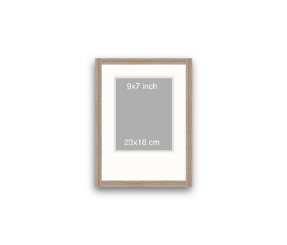 LOFT | 20mm Warm Walnut Frame - 30x40cm - Portrait