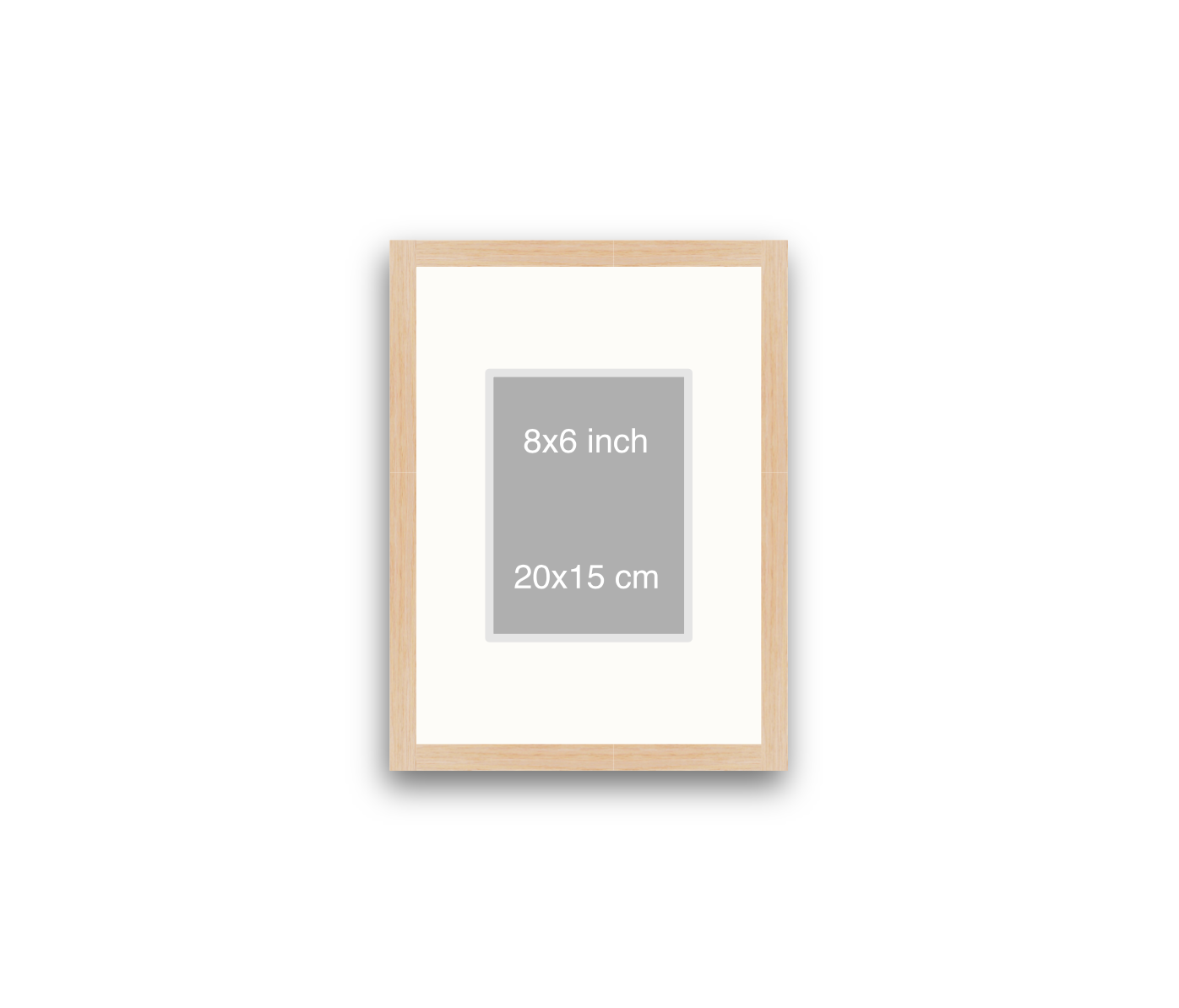 LOFT | 20mm Light Oak Frame - 30x40cm - Portrait