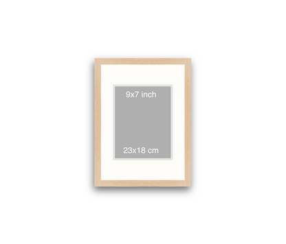 LOFT | 20mm Light Oak Frame - 30x40cm - Portrait