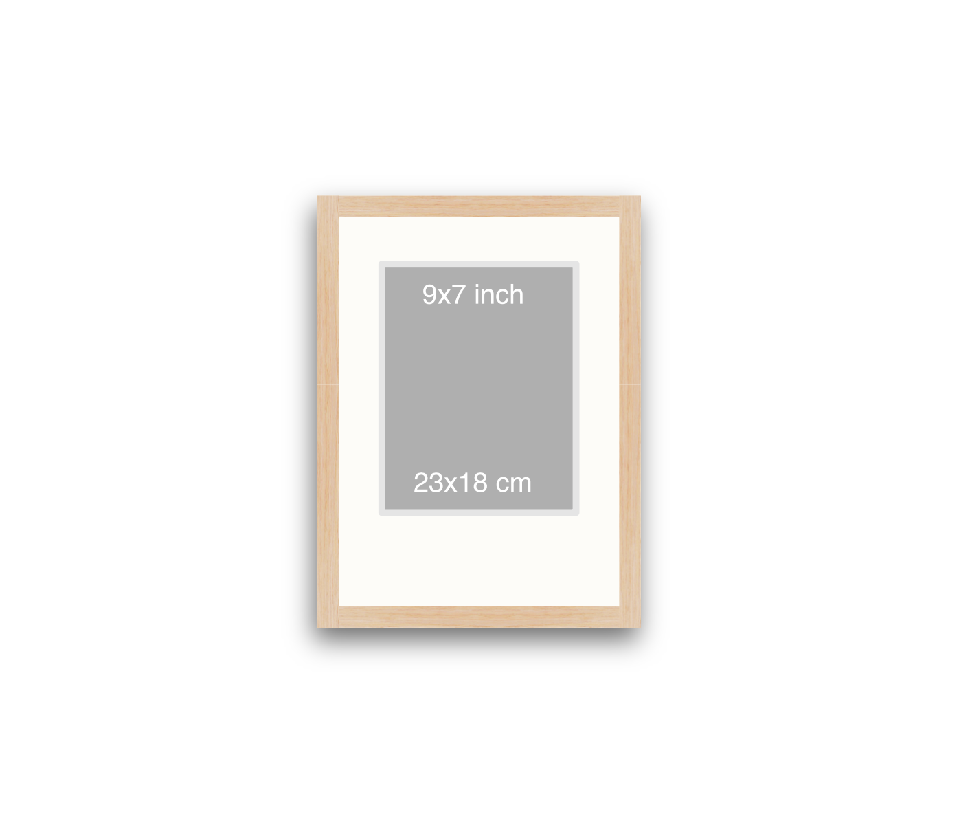 LOFT | 20mm Light Oak Frame - 30x40cm - Portrait