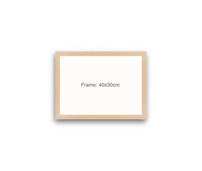 LOFT | 20mm Light Oak Frame - 40x30cm - Landscape