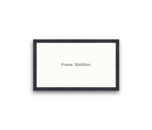 LOFT | 20mm Black Frame - 50x30cm