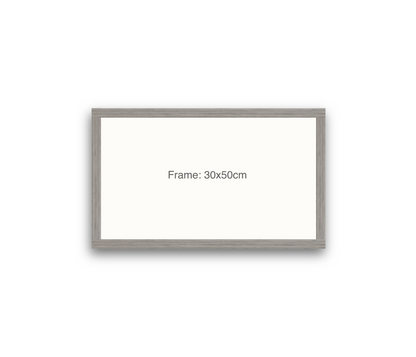 LOFT | 20mm Grey Frame - 50x30cm