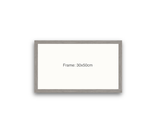 LOFT | 20mm Grey Frame - 50x30cm