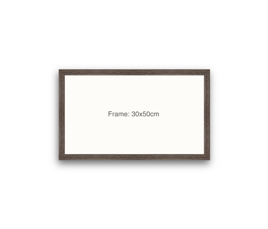 LOFT | 20mm Walnut Frame - 50x30cm