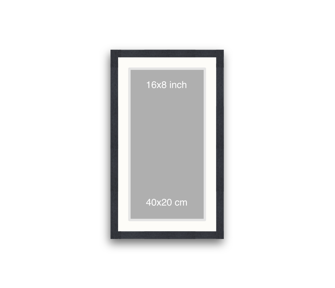 LOFT | 20mm Black Frame - 30x50cm