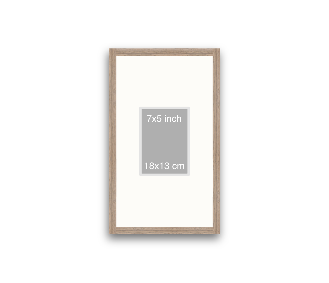 LOFT | 20mm Warm Walnut Frame - 30x50cm