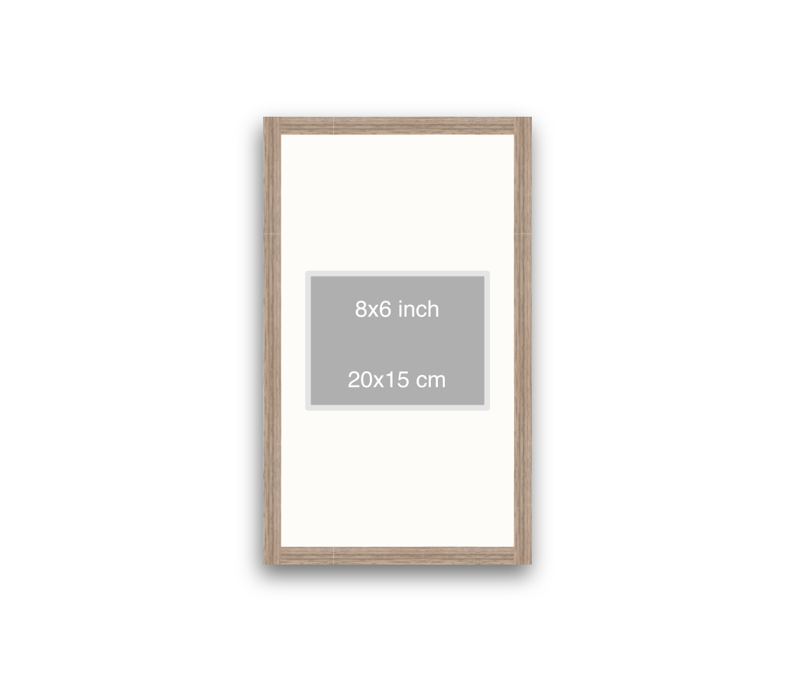 LOFT | 20mm Warm Walnut Frame - 30x50cm