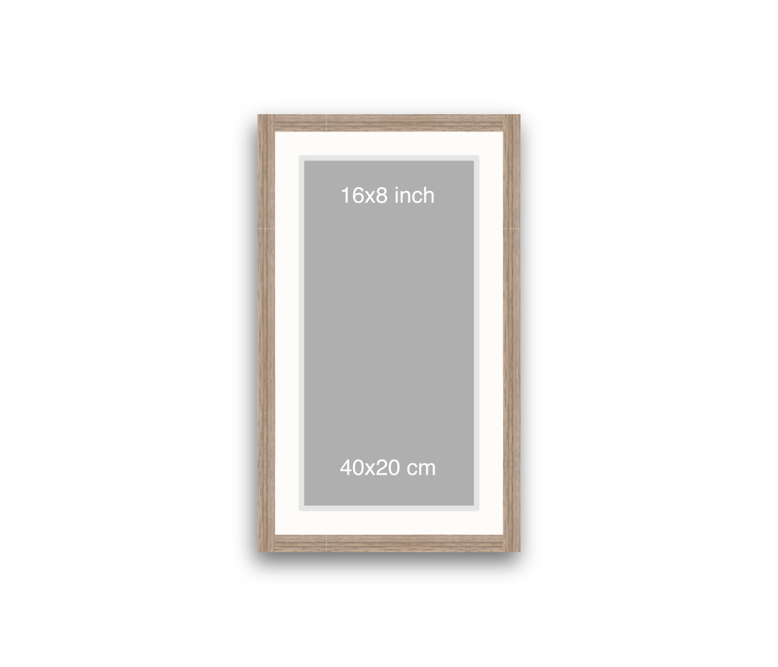 LOFT | 20mm Warm Walnut Frame - 30x50cm