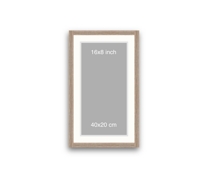 LOFT | 20mm Warm Walnut Frame - 30x50cm