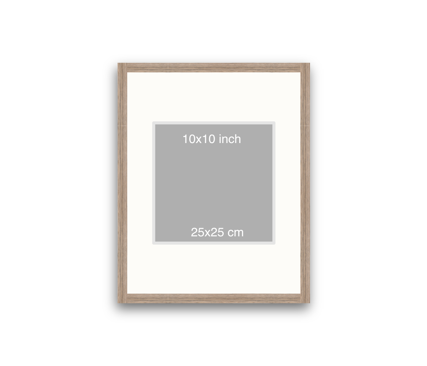 LOFT | 20mm Warm Walnut Frame - 40x50cm