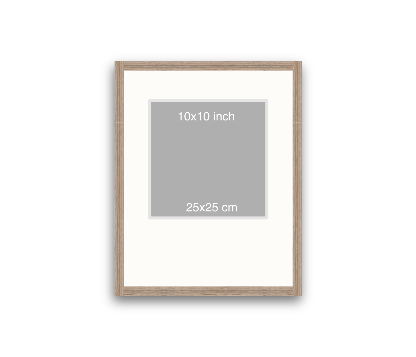 LOFT | 20mm Warm Walnut Frame - 40x50cm