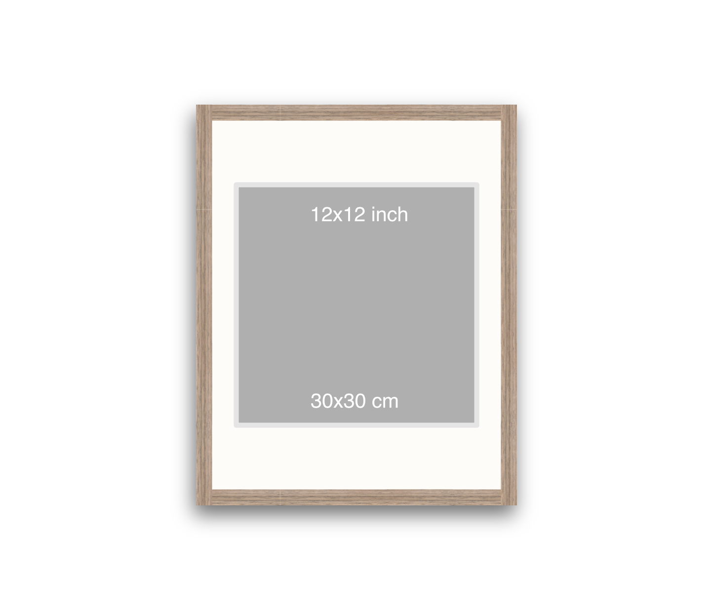 LOFT | 20mm Warm Walnut Frame - 40x50cm