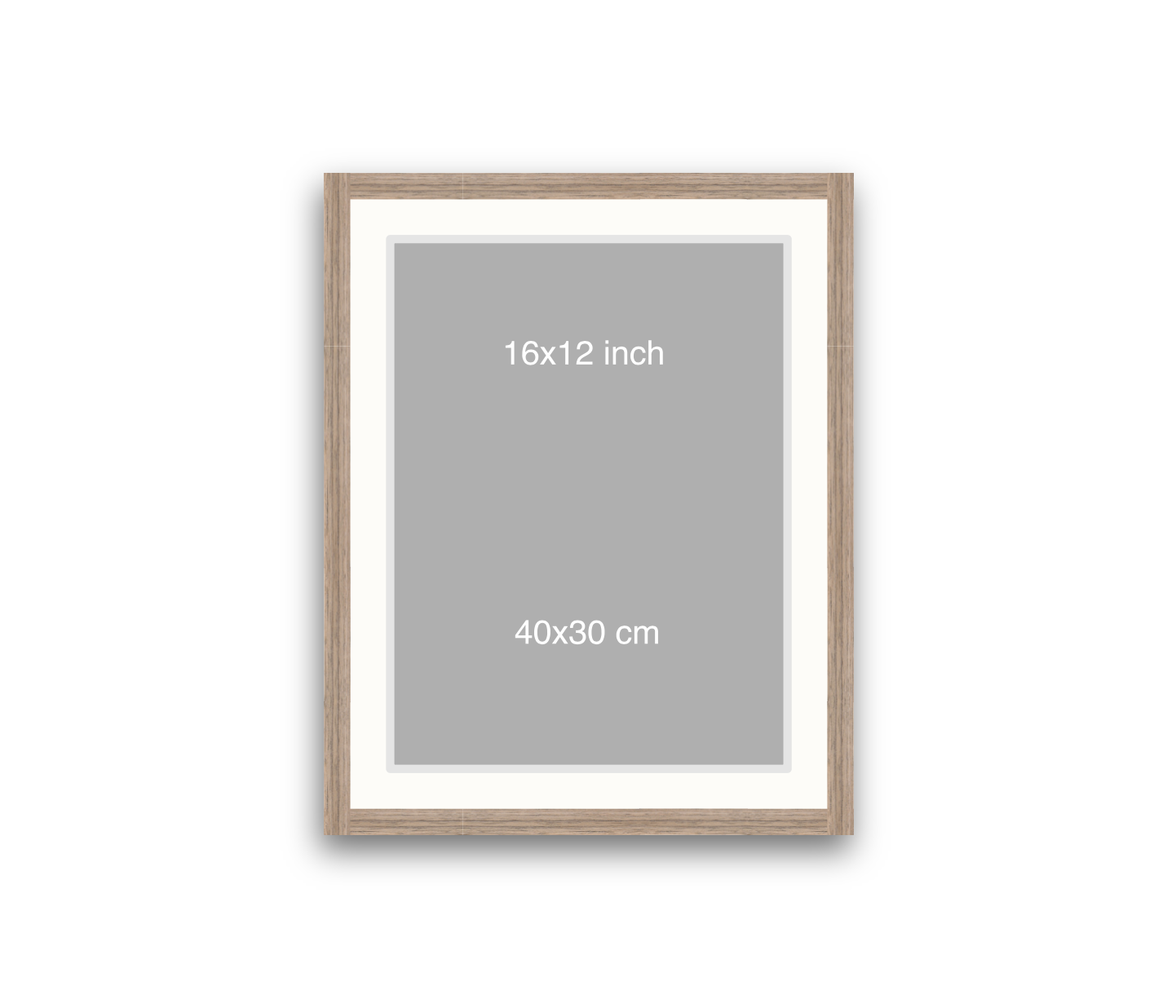 LOFT | 20mm Warm Walnut Frame - 40x50cm