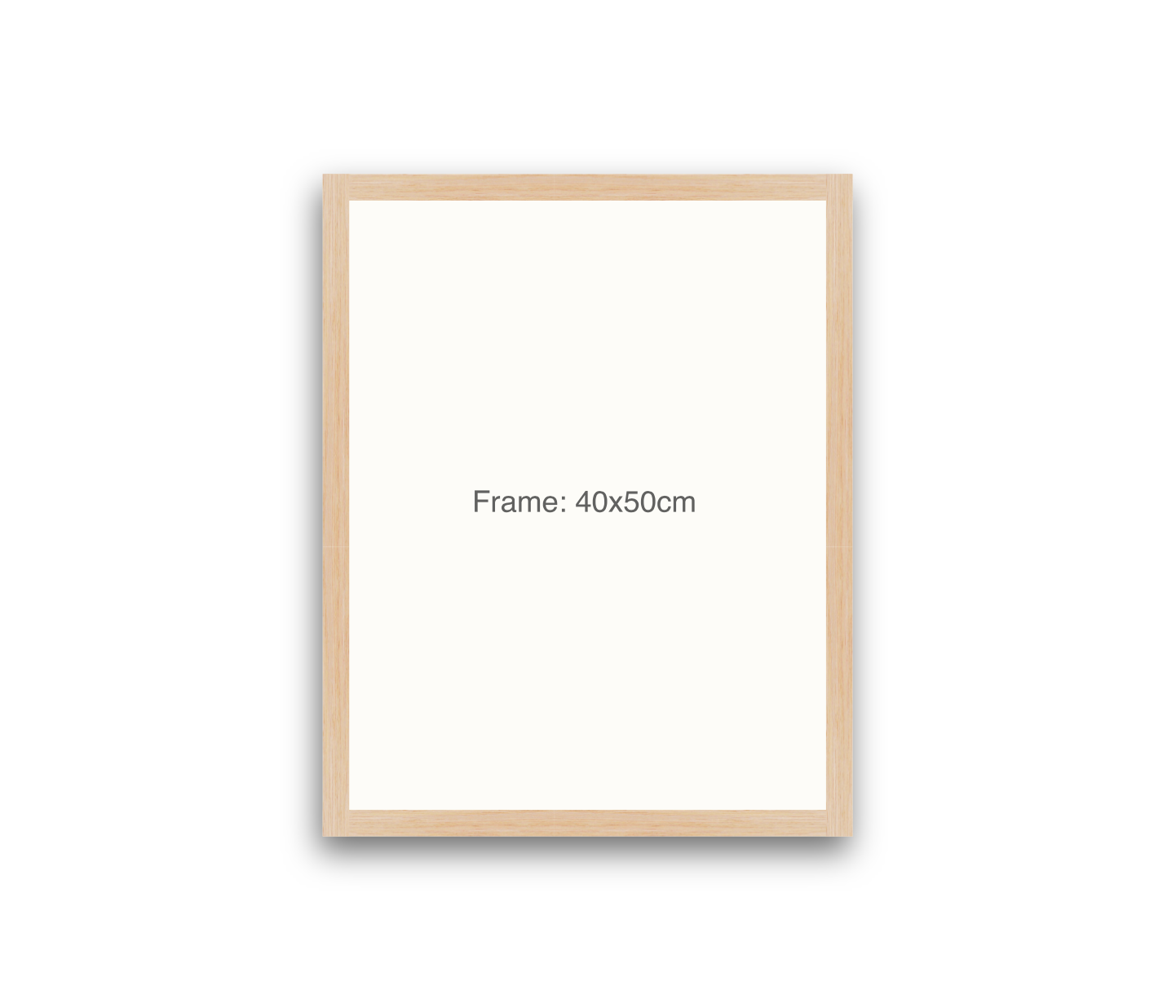 LOFT | 20mm Light Oak Frame - 40x50cm