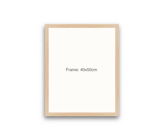 LOFT | 20mm Light Oak Frame - 40x50cm