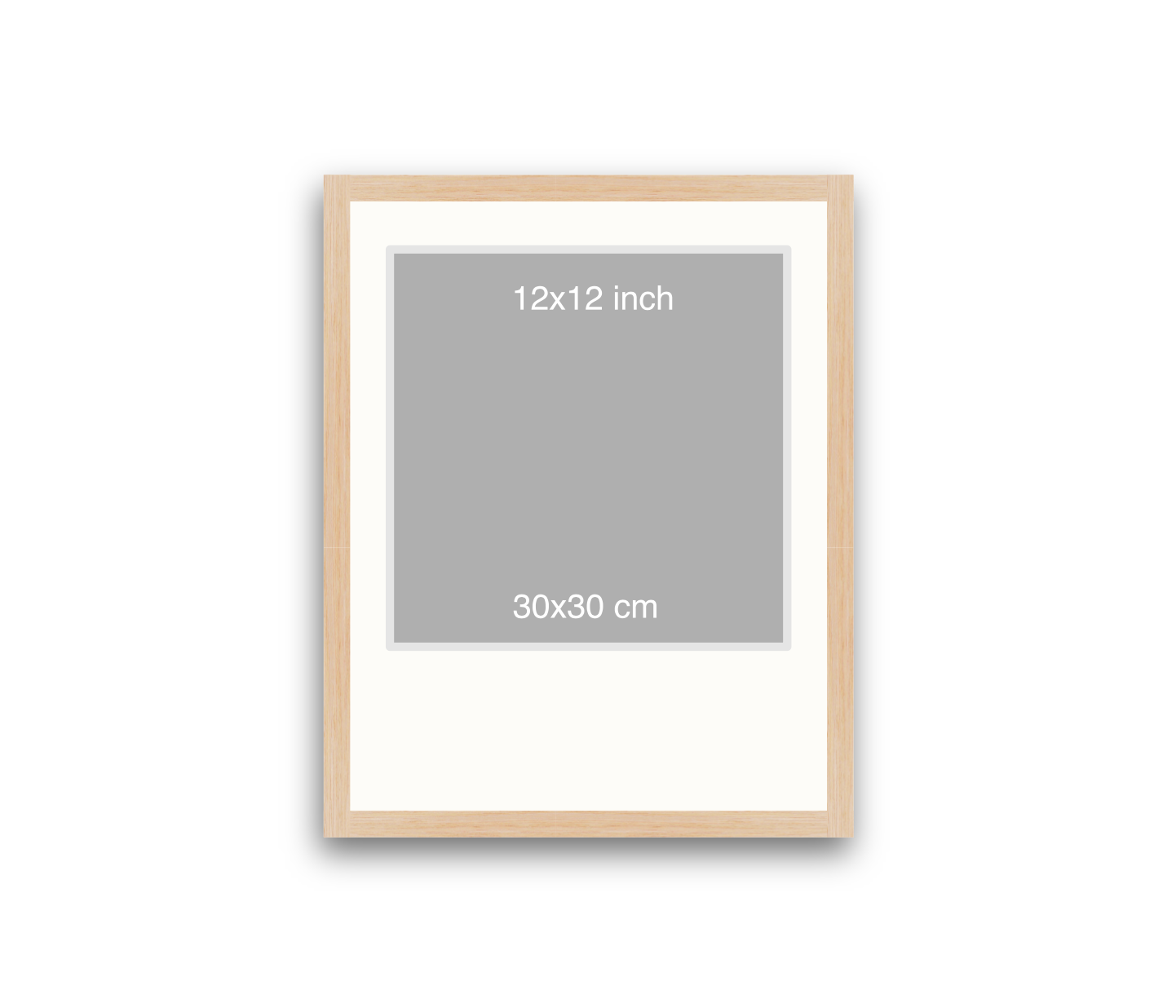 LOFT | 20mm Light Oak Frame - 40x50cm