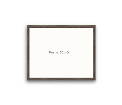 LOFT | 20mm Walnut Frame - 50x40cm