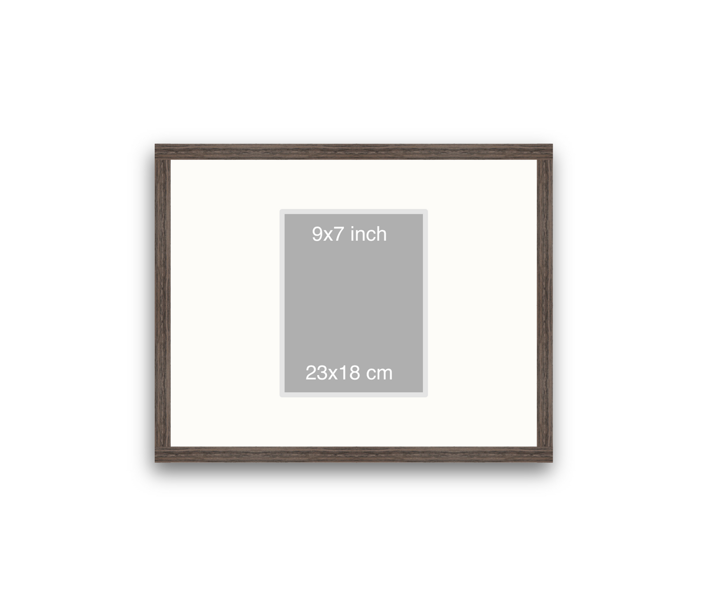 LOFT | 20mm Walnut Frame - 50x40cm