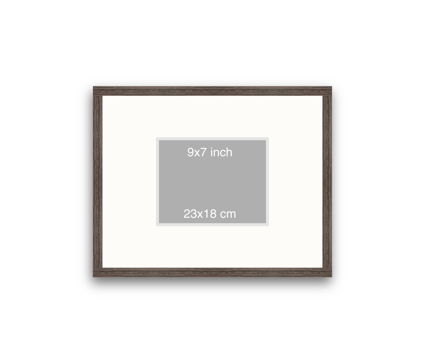 LOFT | 20mm Walnut Frame - 50x40cm