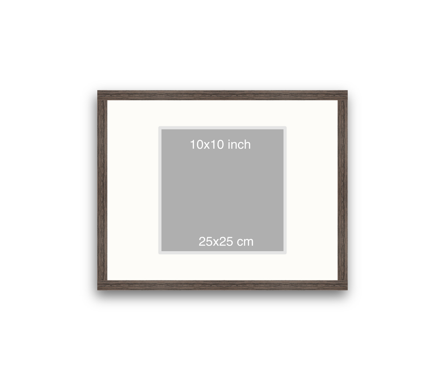 LOFT | 20mm Walnut Frame - 50x40cm