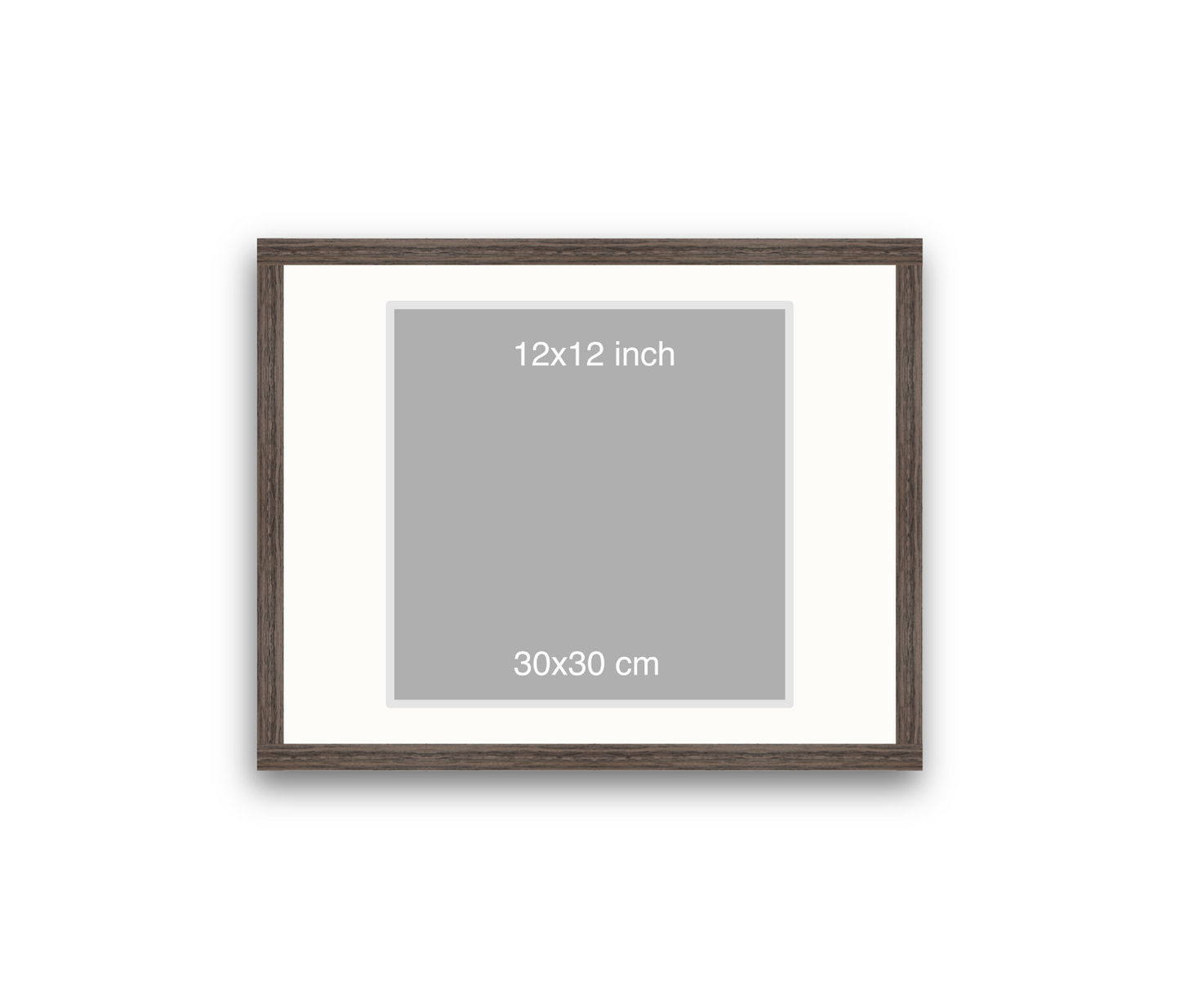 LOFT | 20mm Walnut Frame - 50x40cm