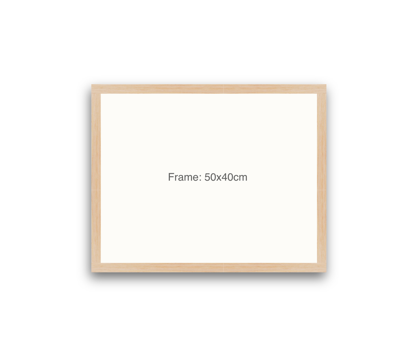 LOFT | 20mm Light Oak Frame - 50x40cm