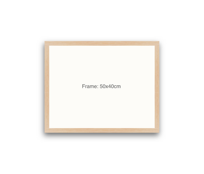 LOFT | 20mm Light Oak Frame - 50x40cm