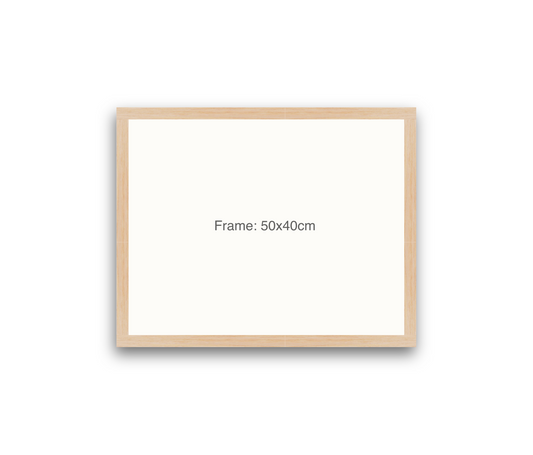 LOFT | 20mm Light Oak Frame - 50x40cm