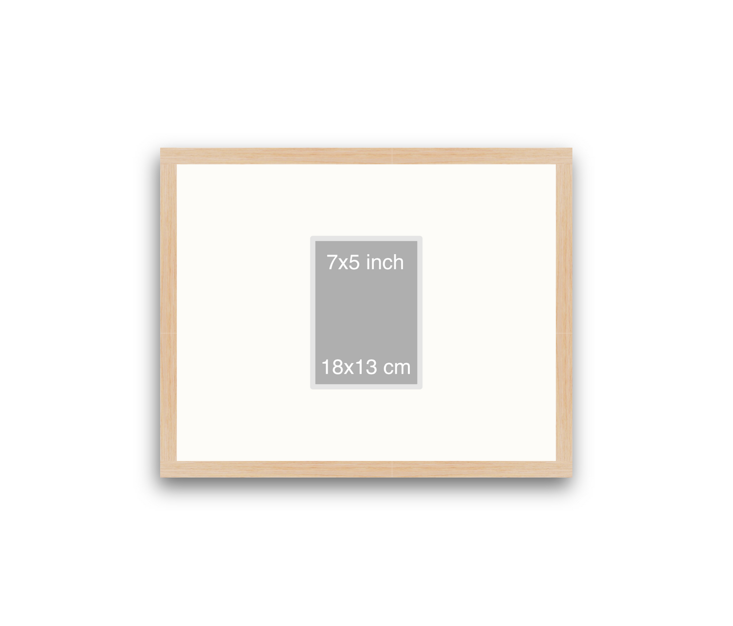 LOFT | 20mm Light Oak Frame - 50x40cm