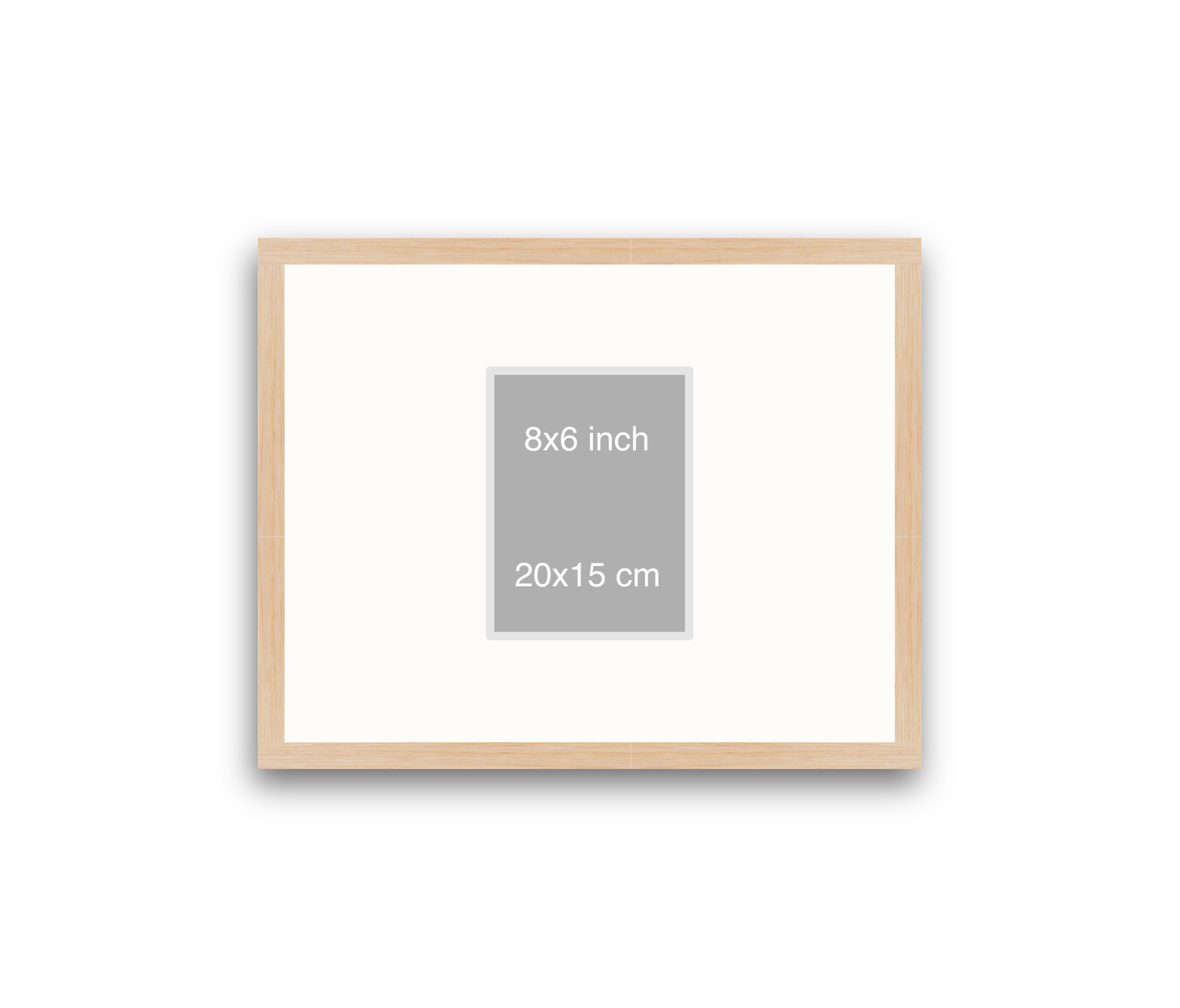 LOFT | 20mm Light Oak Frame - 50x40cm