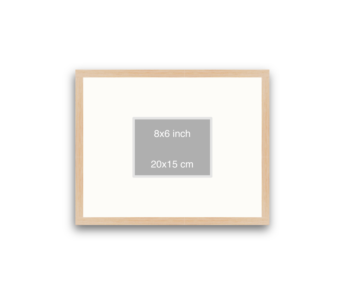 LOFT | 20mm Light Oak Frame - 50x40cm