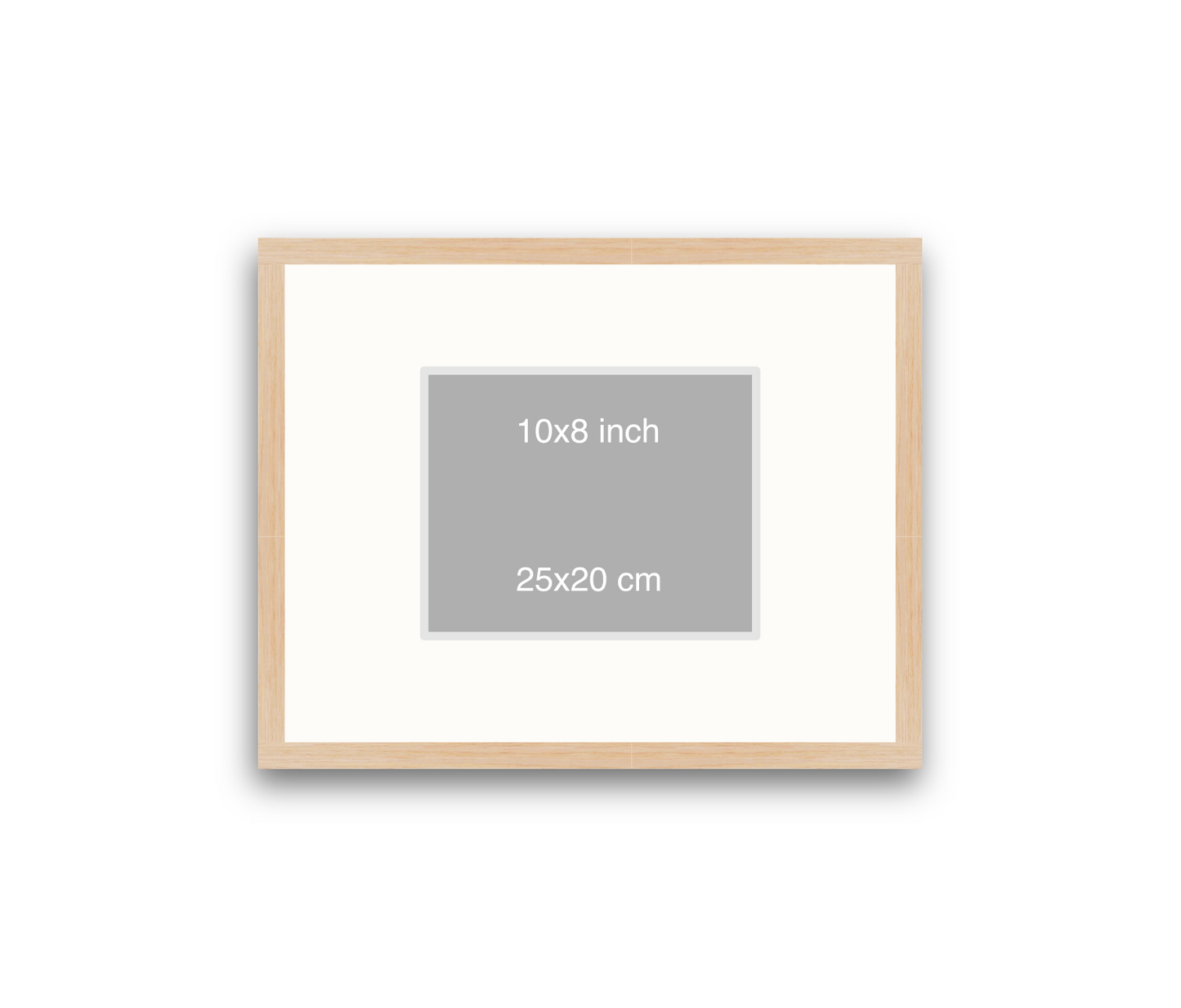 LOFT | 20mm Light Oak Frame - 50x40cm