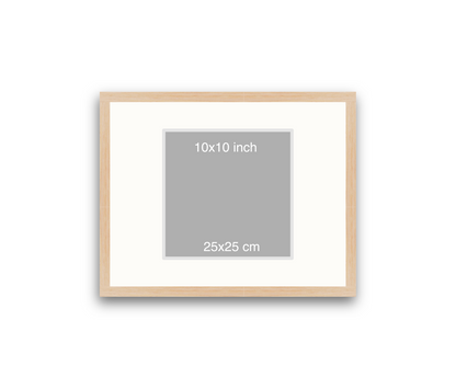 LOFT | 20mm Light Oak Frame - 50x40cm