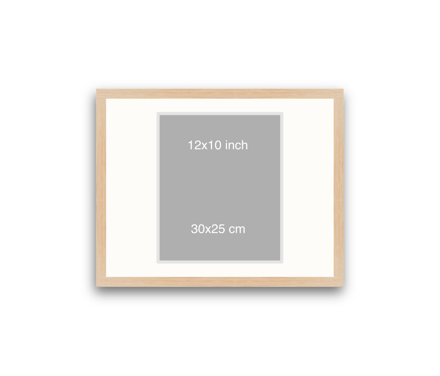 LOFT | 20mm Light Oak Frame - 50x40cm