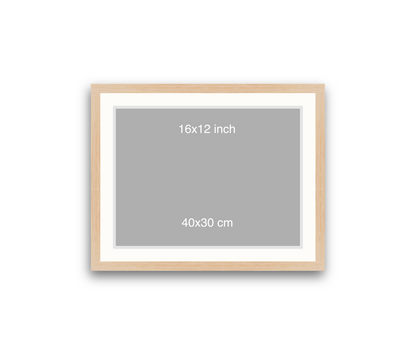 LOFT | 20mm Light Oak Frame - 50x40cm