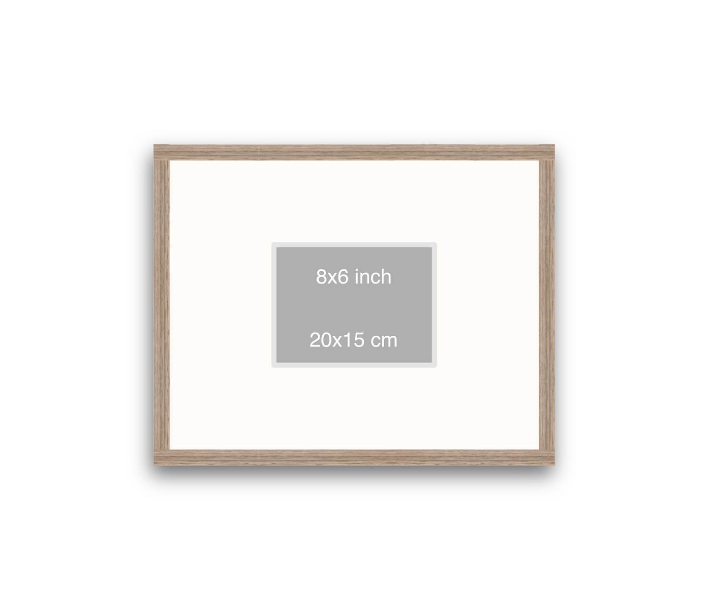 LOFT | 20mm Warm Walnut Frame - 50x40cm