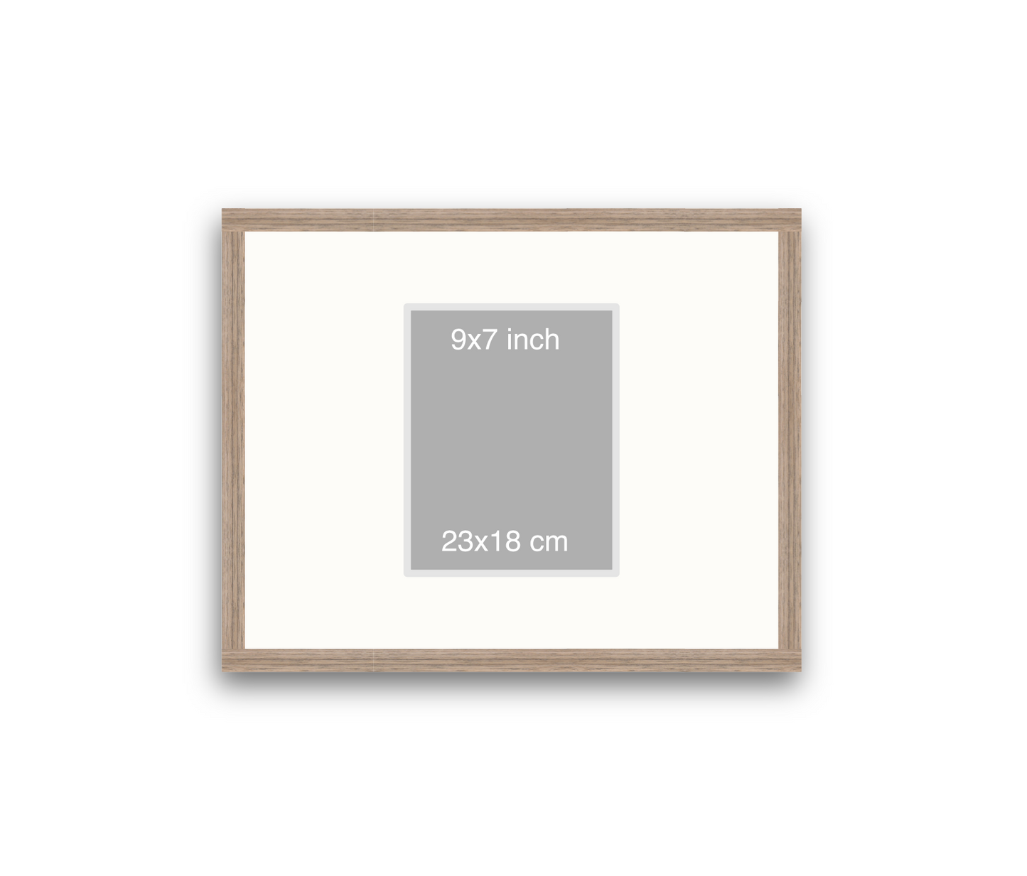 LOFT | 20mm Warm Walnut Frame - 50x40cm