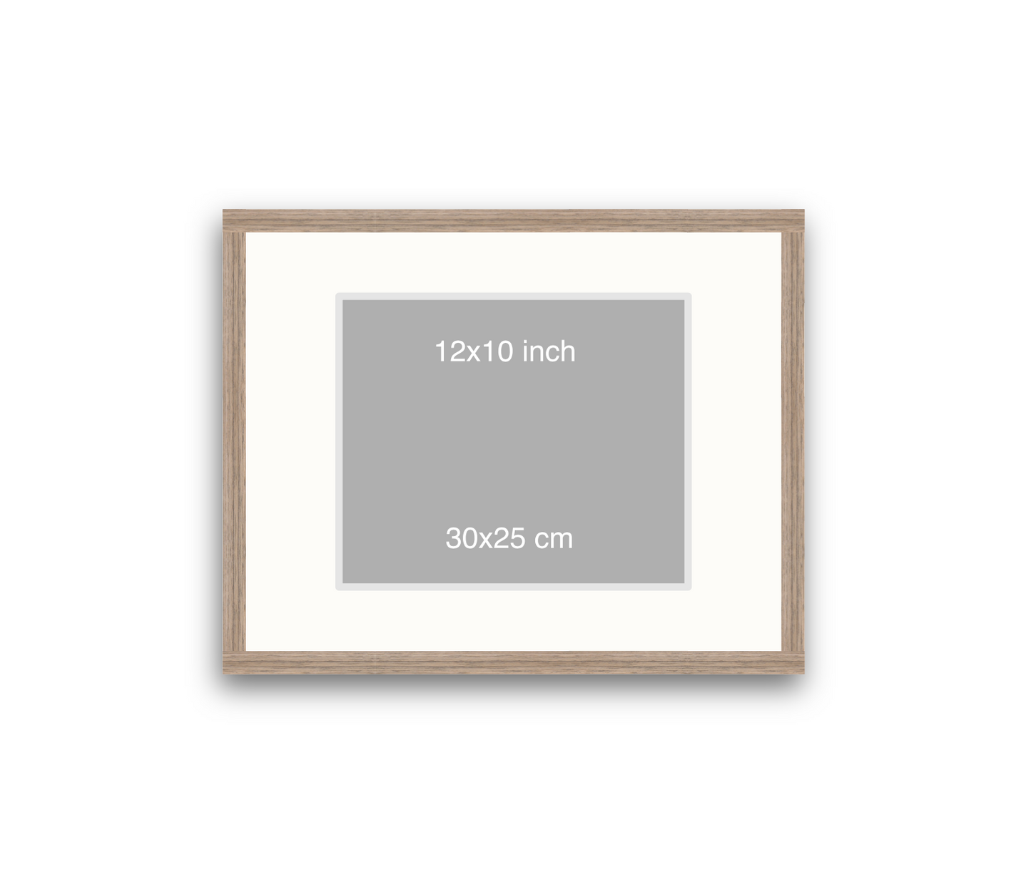 LOFT | 20mm Warm Walnut Frame - 50x40cm