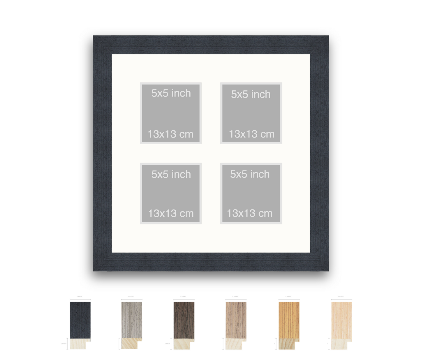 Midhope | 40mm Loft moulding - Overall size: 50x50cm