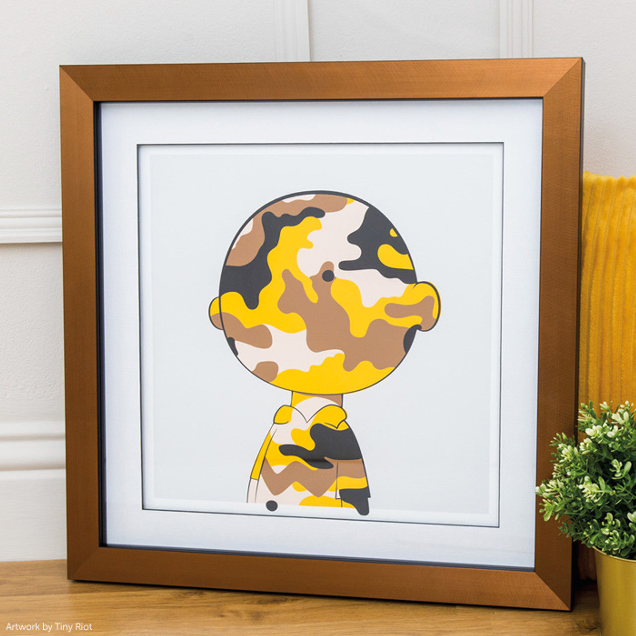 VENTURA | 36mm Bronze, Wood Frame