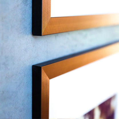 VENTURA | 23mm Bronze, Wood Frame